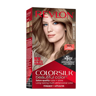 Revlon Colorsilk Beautiful Color – 60 Dark Ash Blonde – Ammonia-Free - ANNS BEAUTY SUPPLY